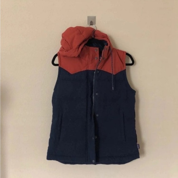 Patagonia womens bivy vest navy orange - Picture 5 of 5